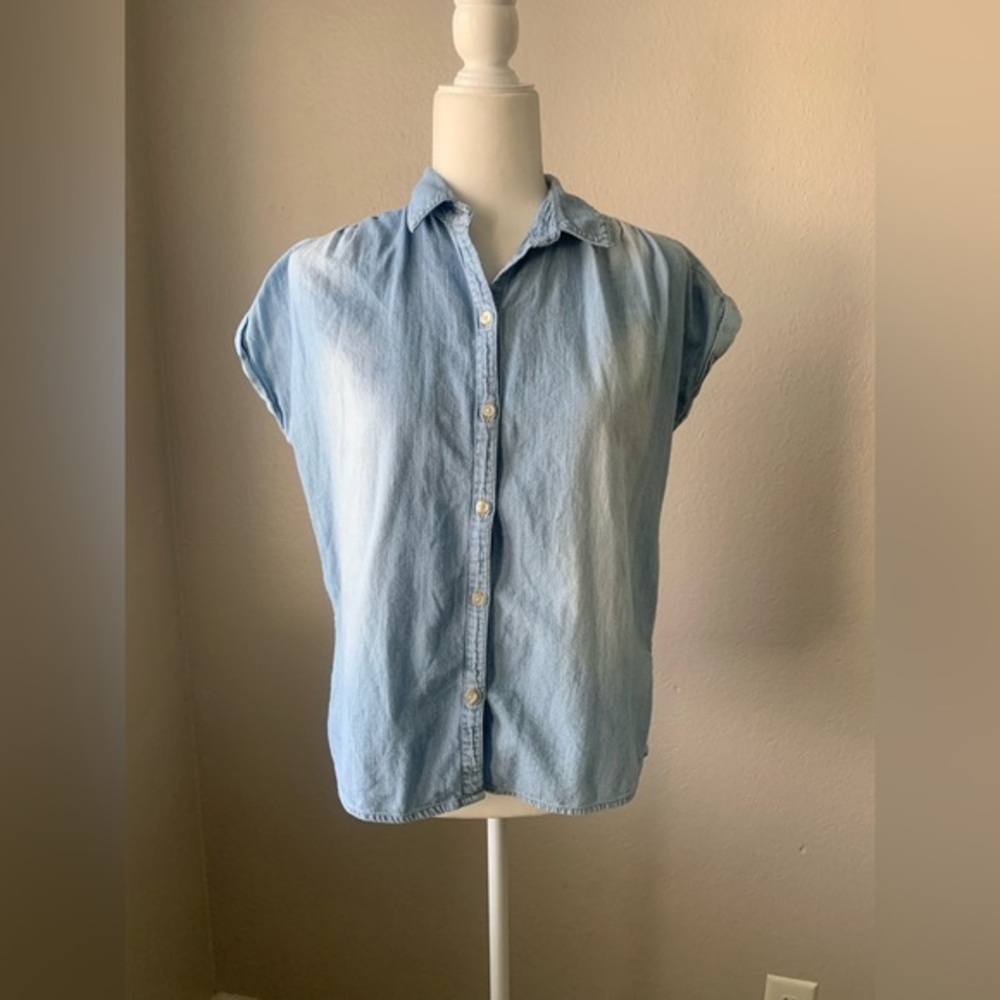 Light Blue Button-Up Shirt